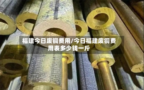 福建今日废铜费用/今日福建废铜费用表多少钱一斤
