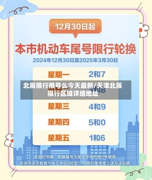 北辰限行限号么今天最新/天津北辰限行区域详细地址