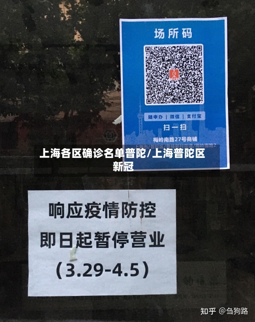 上海各区确诊名单普陀/上海普陀区 新冠-第3张图片