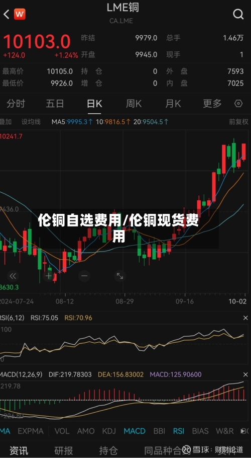 伦铜自选费用/伦铜现货费用