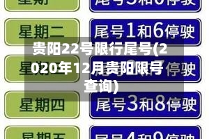 贵阳22号限行尾号(2020年12月贵阳限号查询)-第2张图片