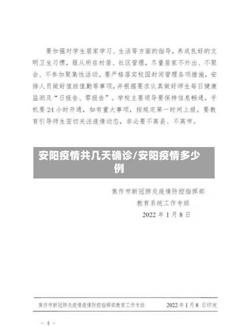 安阳疫情共几天确诊/安阳疫情多少例