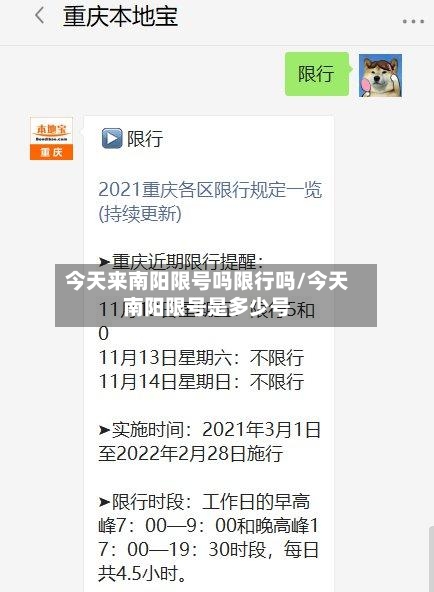 今天来南阳限号吗限行吗/今天南阳限号是多少号-第2张图片