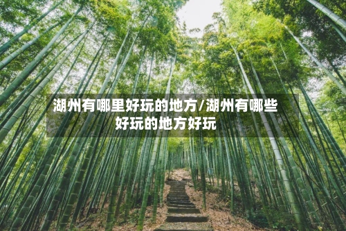 湖州有哪里好玩的地方/湖州有哪些好玩的地方好玩-第3张图片