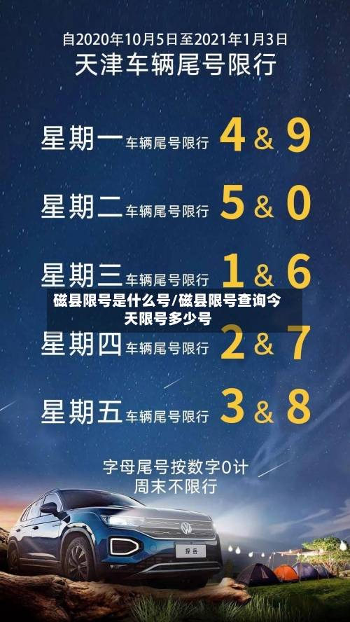 磁县限号是什么号/磁县限号查询今天限号多少号-第3张图片