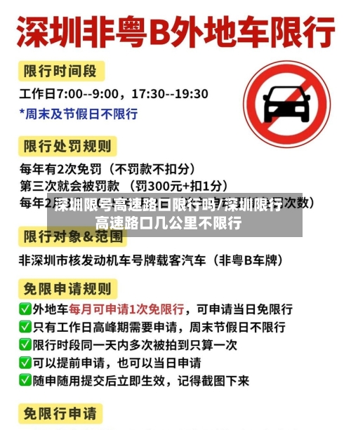 深圳限号高速路口限行吗/深圳限行高速路口几公里不限行