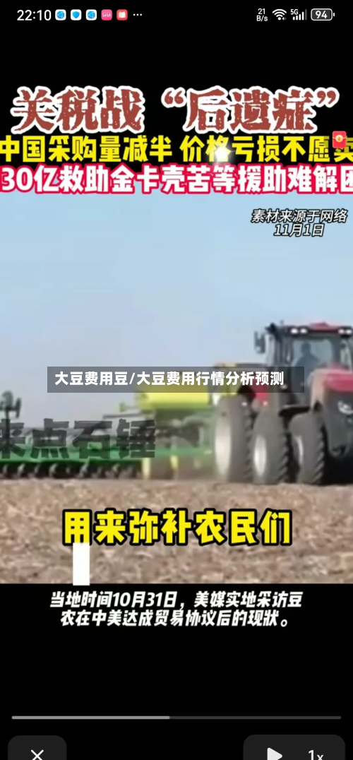 大豆费用豆/大豆费用行情分析预测-第2张图片