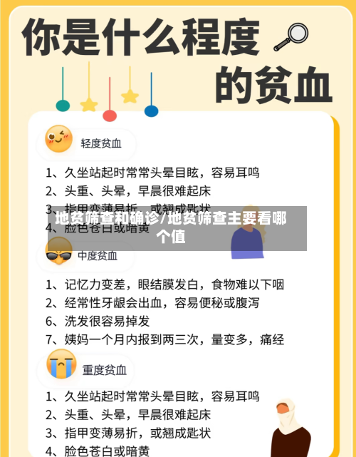 地贫筛查和确诊/地贫筛查主要看哪个值