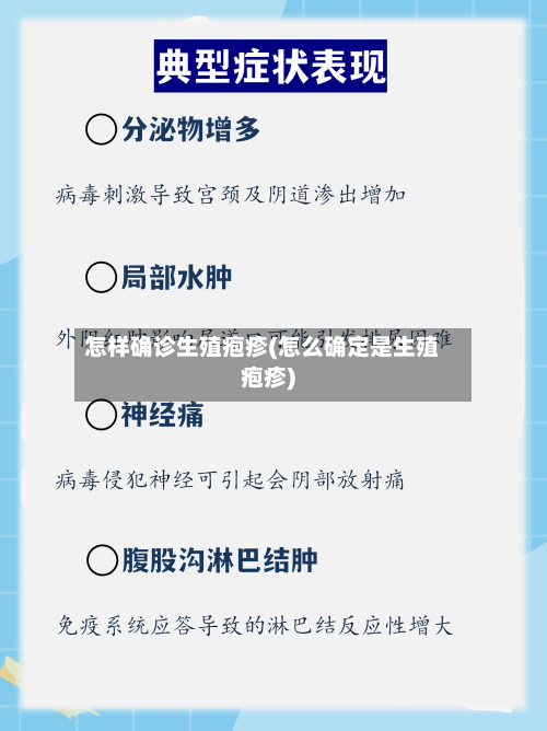 怎样确诊生殖疱疹(怎么确定是生殖疱疹)