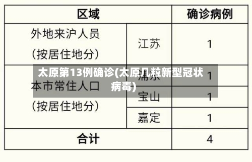 太原第13例确诊(太原几粒新型冠状病毒)-第3张图片