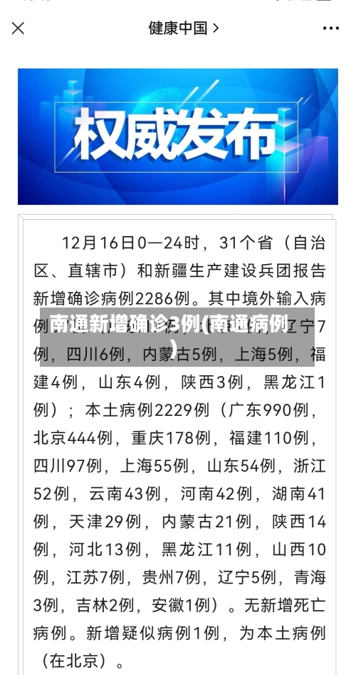 南通新增确诊3例(南通病例)-第2张图片