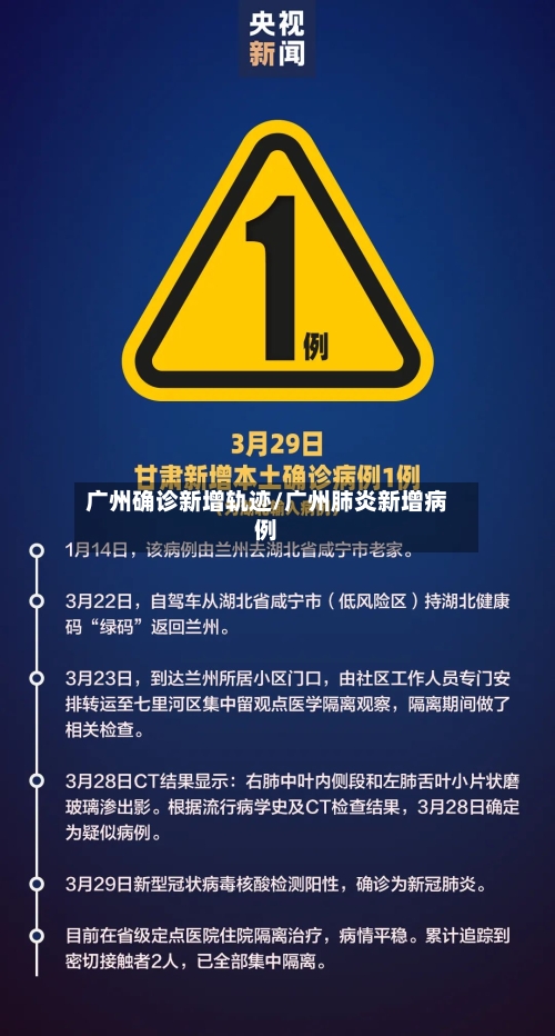 广州确诊新增轨迹/广州肺炎新增病例
