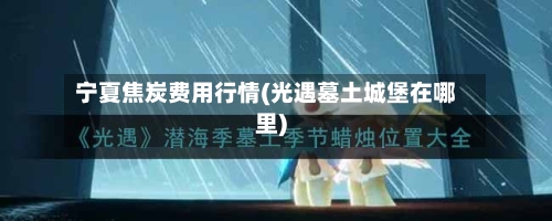 宁夏焦炭费用行情(光遇墓土城堡在哪里)-第2张图片