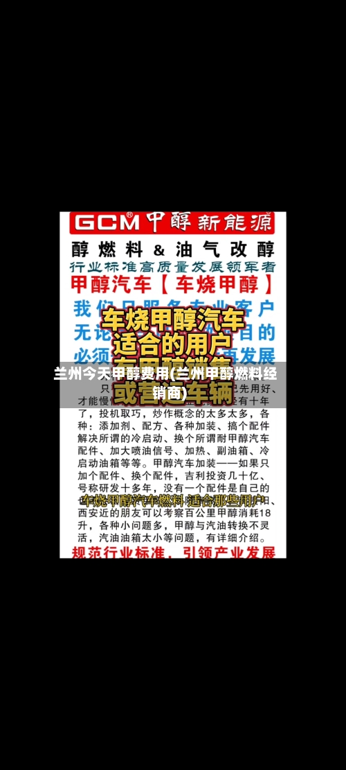 兰州今天甲醇费用(兰州甲醇燃料经销商)-第2张图片