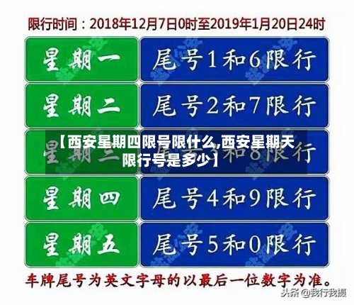 【西安星期四限号限什么,西安星期天限行号是多少】