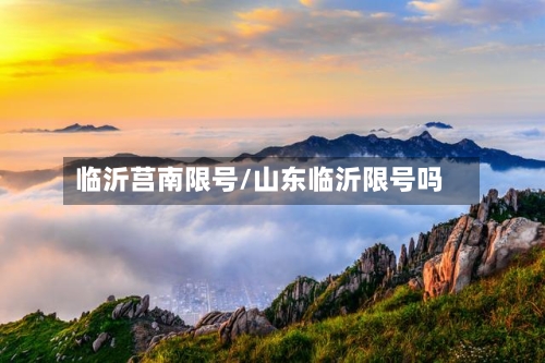 临沂莒南限号/山东临沂限号吗-第2张图片
