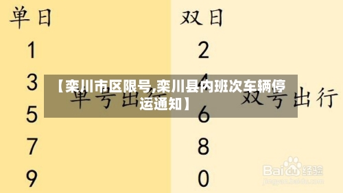 【栾川市区限号,栾川县内班次车辆停运通知】