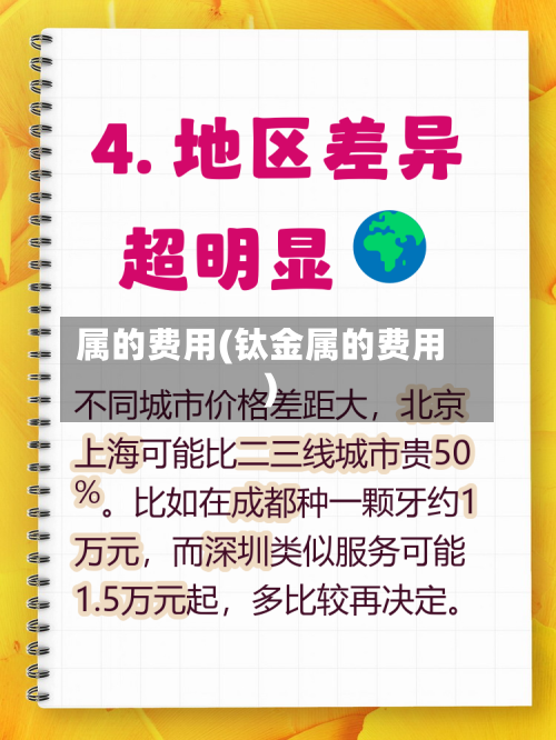 属的费用(钛金属的费用)-第2张图片