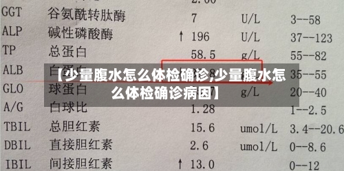 【少量腹水怎么体检确诊,少量腹水怎么体检确诊病因】