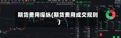 期货费用操纵(期货费用成交规则)