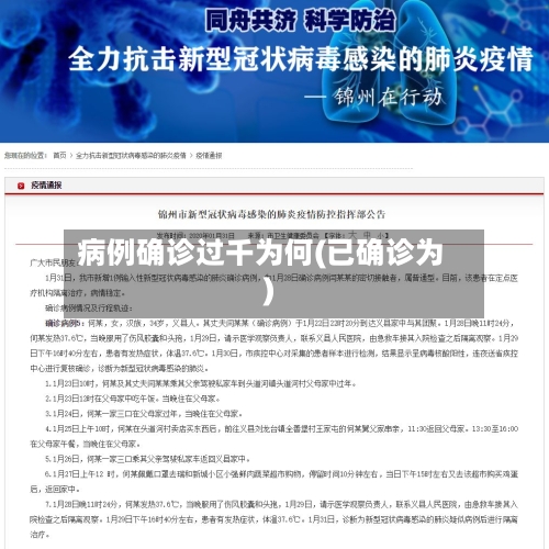 病例确诊过千为何(已确诊为)-第2张图片