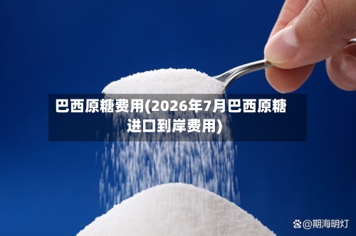 巴西原糖费用(2026年7月巴西原糖进口到岸费用)