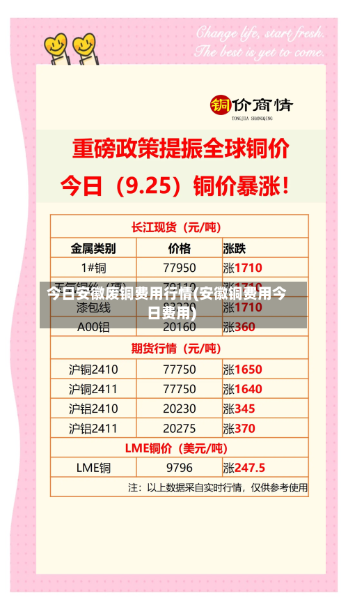 今日安徽废铜费用行情(安徽铜费用今日费用)-第2张图片