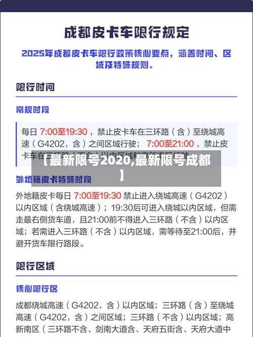 【最新限号2020,最新限号成都】
