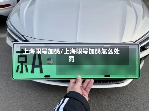 上海限号加码/上海限号加码怎么处罚-第3张图片