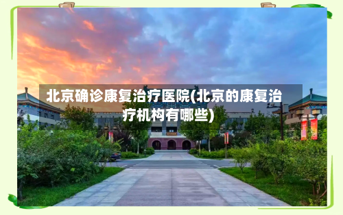 北京确诊康复治疗医院(北京的康复治疗机构有哪些)-第2张图片