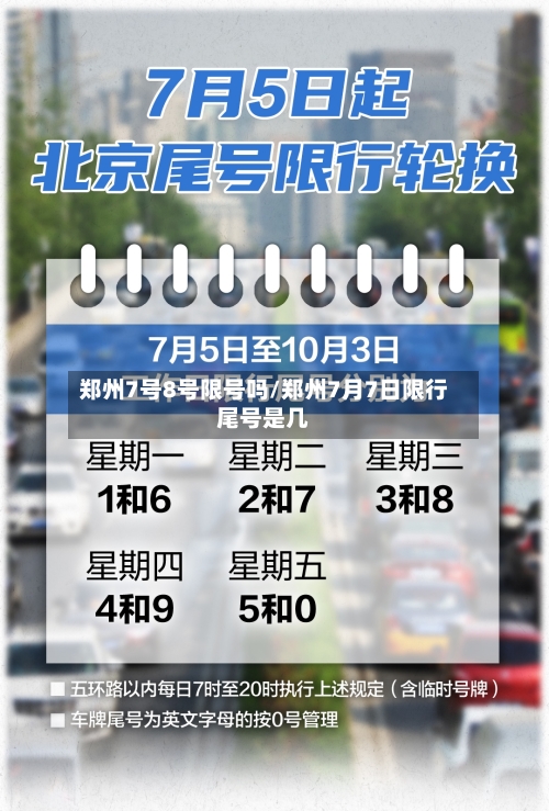 郑州7号8号限号吗/郑州7月7日限行尾号是几