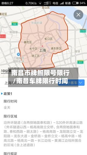 南昌市牌照限号限行/南昌车牌限行时间
