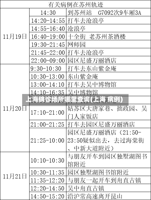 上海确诊场所哪里查询(上海 病例)-第2张图片
