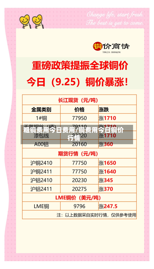 粗铜费用今日费用/铜费用今日铜价行情-第3张图片