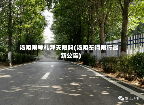 汤阴限号礼拜天限吗(汤阴车辆限行最新公告)-第3张图片