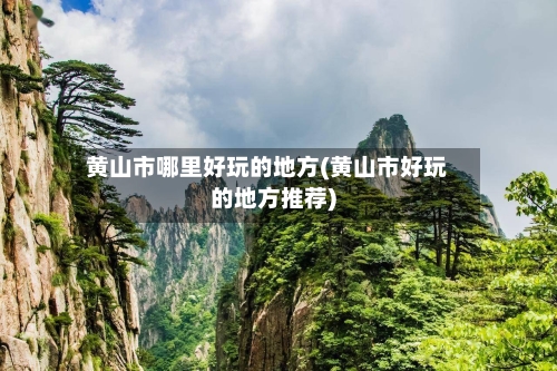 黄山市哪里好玩的地方(黄山市好玩的地方推荐)-第2张图片