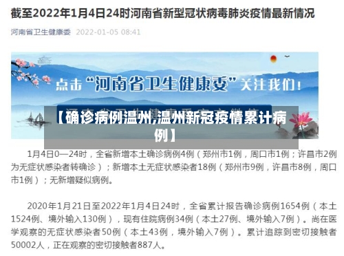 【确诊病例温州,温州新冠疫情累计病例】