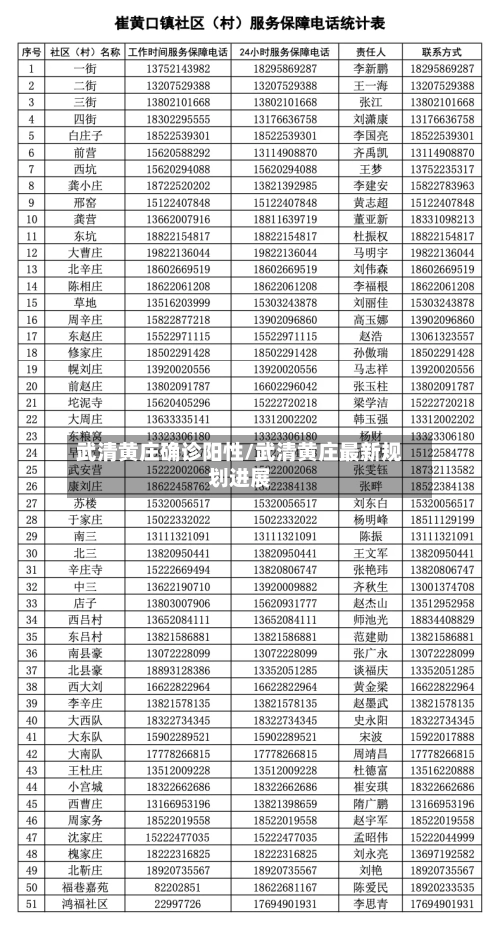 武清黄庄确诊阳性/武清黄庄最新规划进展-第2张图片