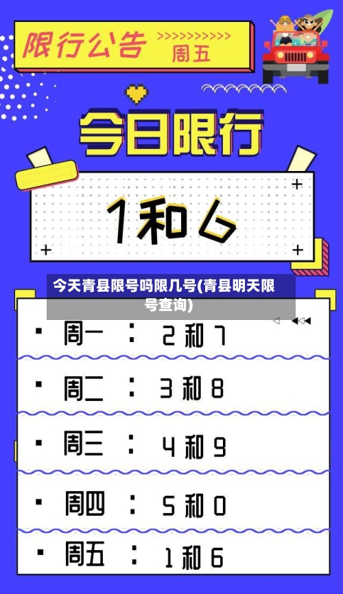 今天青县限号吗限几号(青县明天限号查询)