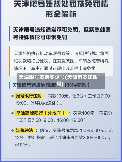天津限号本地多少号(天津市本轮限号)-第2张图片