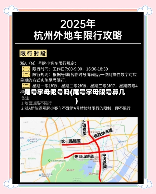 尾号字母限号吗(尾号字母限号算几)